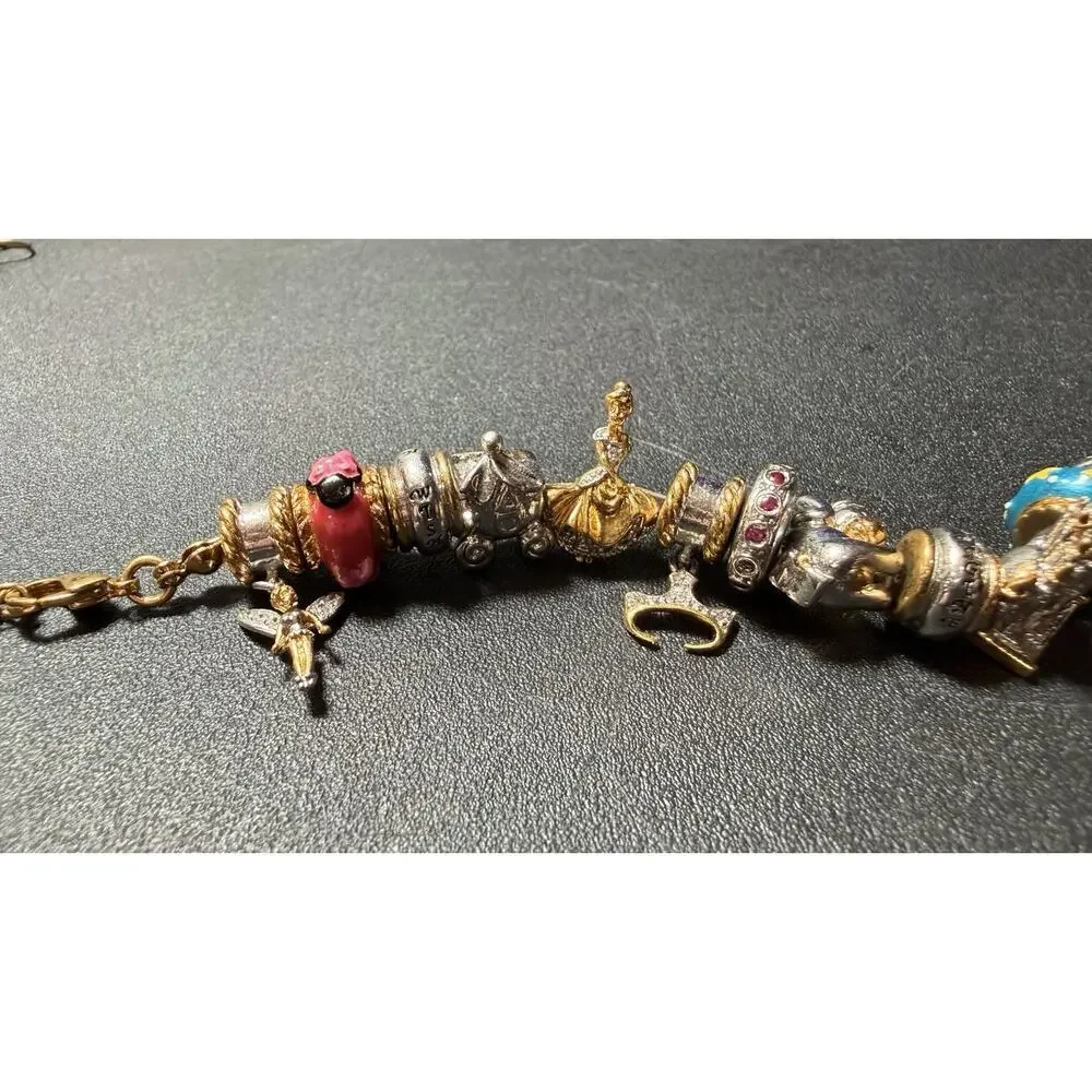 I Wish You Licensed Disney RARE RETIRED The Bradford Exchange Charm Bracelet